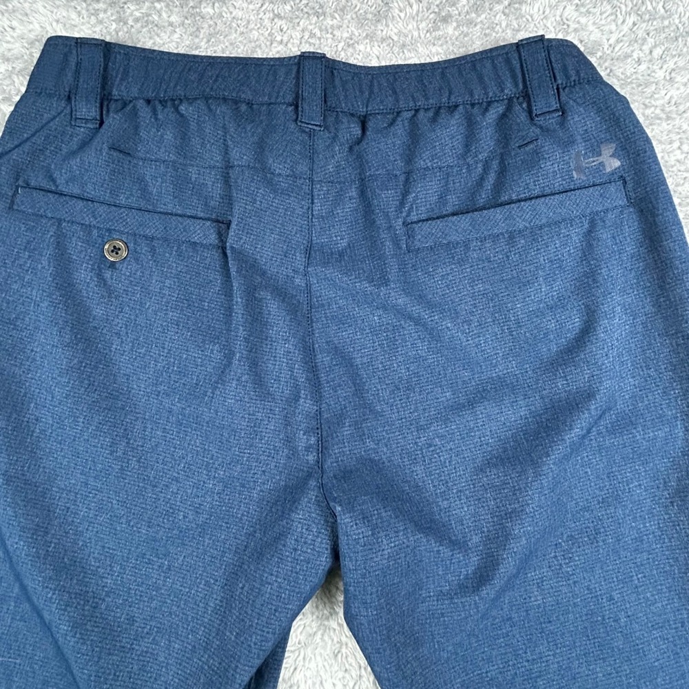 Under Armour Match Play Men Blue Loose Fit Golf Pants 32x30 Textured Performance - Picture 5 of 9